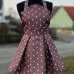 Fartuszek „Grochy” w fasonie kontrafałdy 