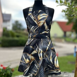 Fartuszek "Złote Monstery" w fasonie z półkoła